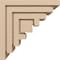 Ekena Millwork 7"W x 14"D x 14"H Classic Landon Rough Cedar Woodgrain TimberThane Corbel, Primed Tan CORUR07X14X14LANRCPR - alternate 6